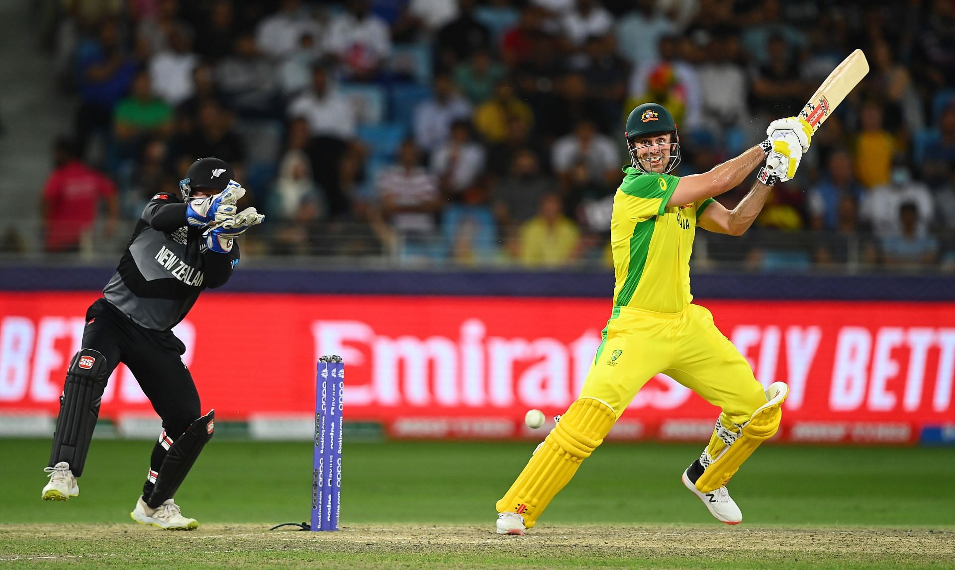 Australia batter Mitchell Marsh played a stunning innings. Pic: Getty Images