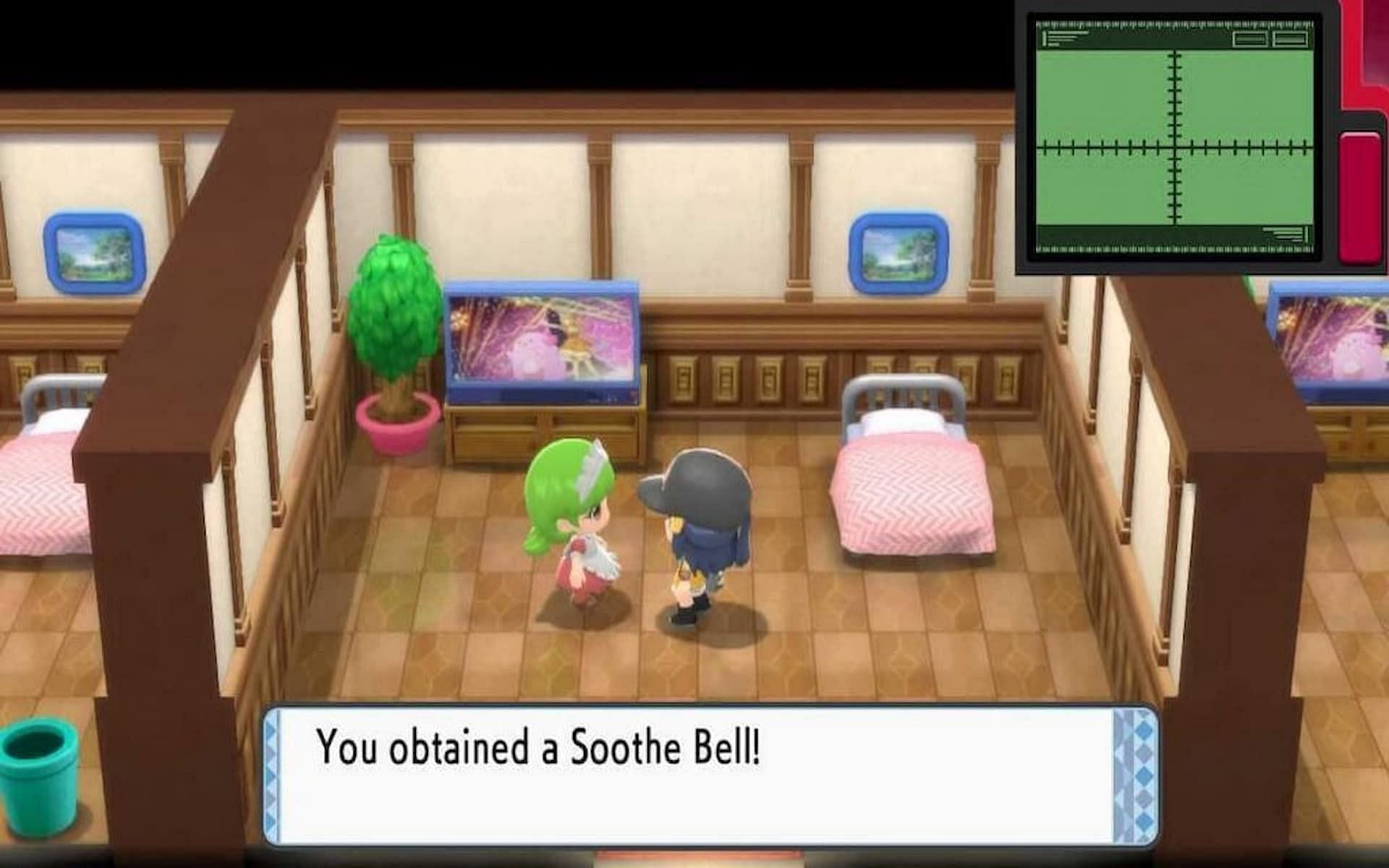A trainer receiving the Soothe Bell. (Image via ILCA)