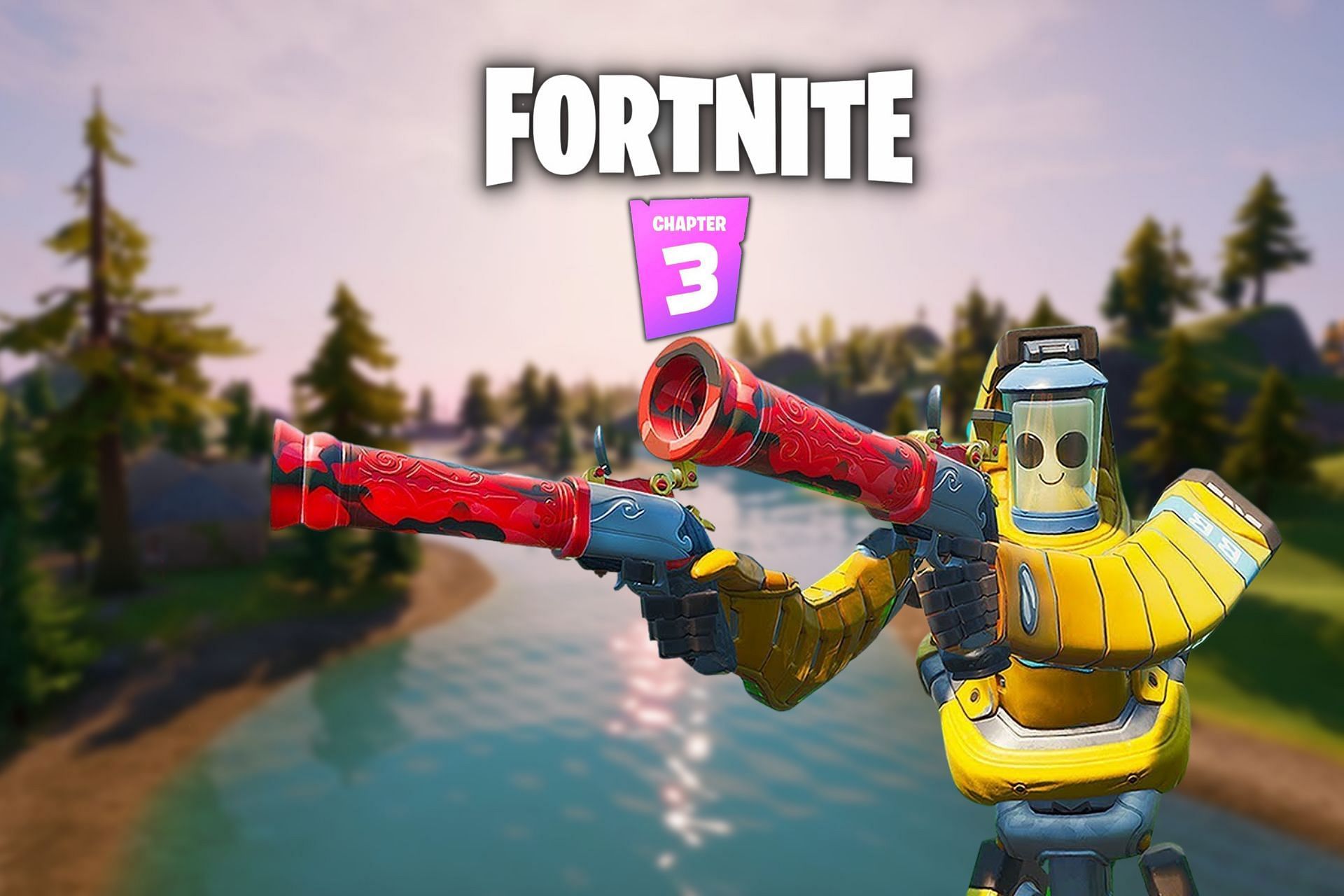 The upcoming Fortnite Chapter 3 weapon seems very overpowered (Image via Sportskeeda)