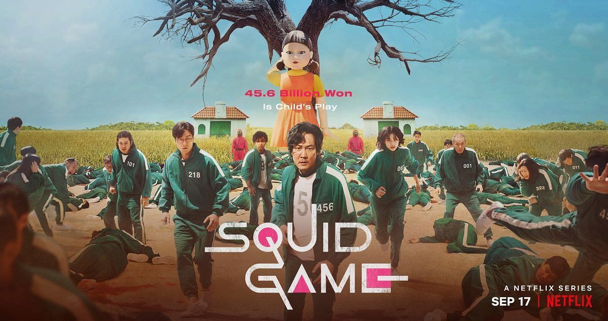 Squid Game was a huge hit for Netflix, rising to the top of its lists (Image via Netflix)