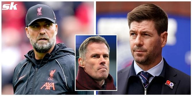 "Steven Gerrard will only want to become Liverpool manager on merit" - Jamie Carragher claims talks of Gerrard replacing Jurgen Klopp 'should not be on the agenda right now'