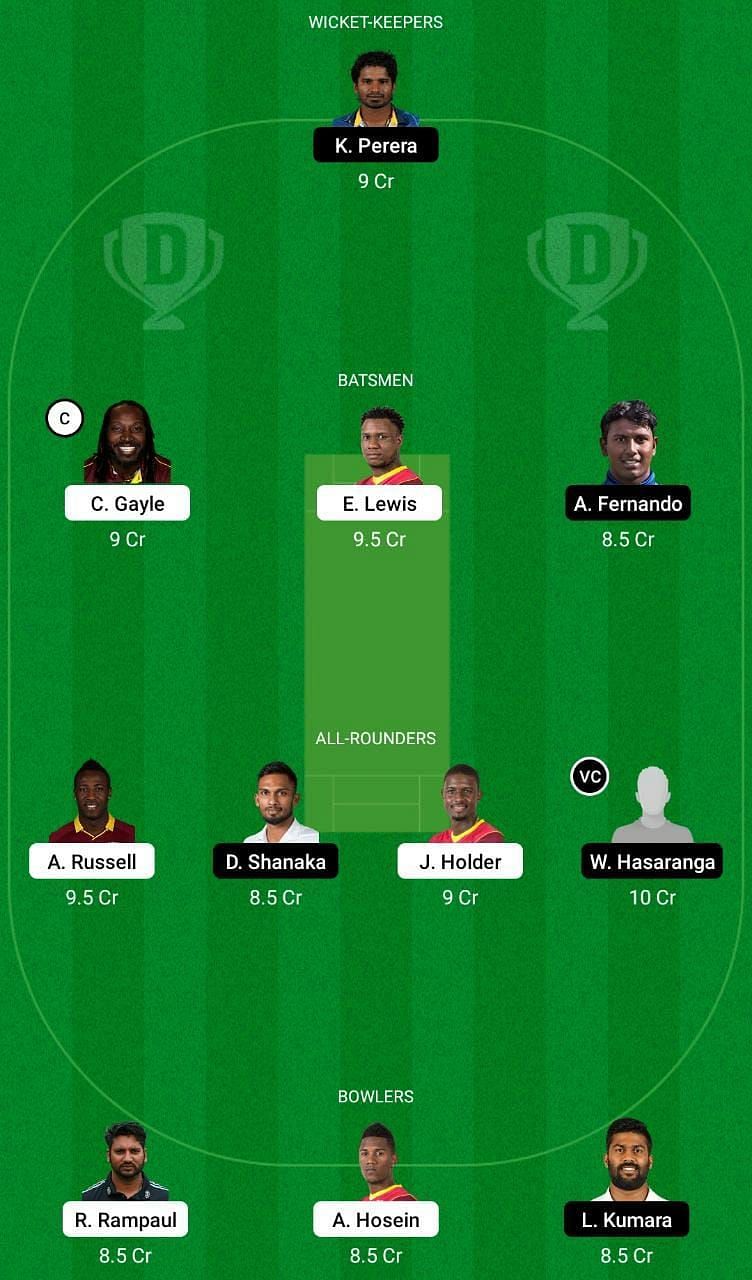 WI vs SL Dream11 Fantasy Tip #2