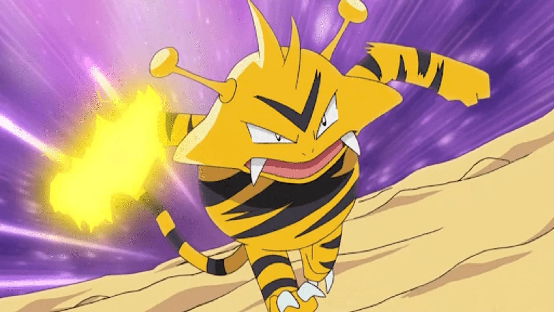 Electabuzz as it appears in the anime (Image via The Pokemon Company)