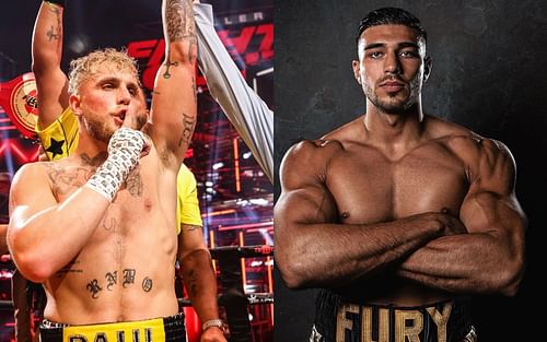 Jake Paul (left), Tommy Fury (right) [Credits: @tommyfury via Instagram]