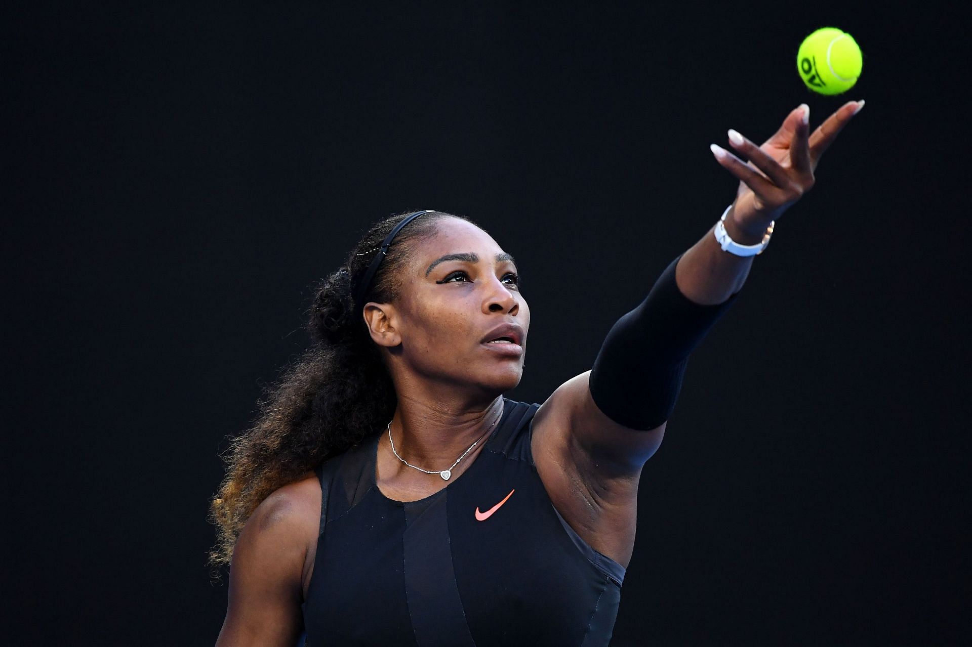 Serena Williams at the 2017 Australian Open