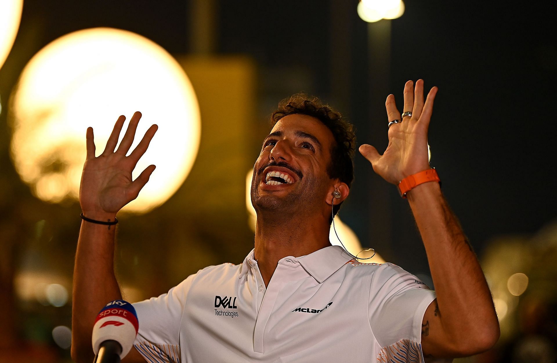 Daniel Ricciardo had no idea he was on a 34-race streak of consecutive finishes. (Photo courtesy Clive Mason/Getty Images)