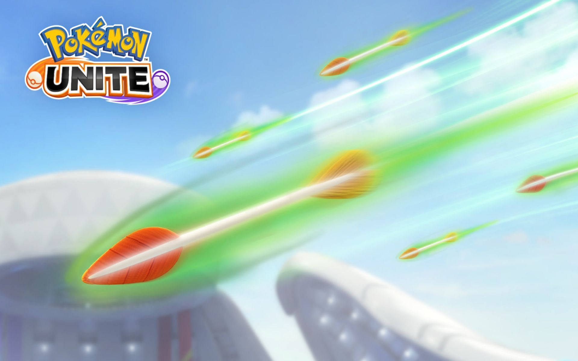This image of arrows hints at Decidueye&#039;s arrival to Pokemon Unite (Image via PokemonUnite/Twitter)