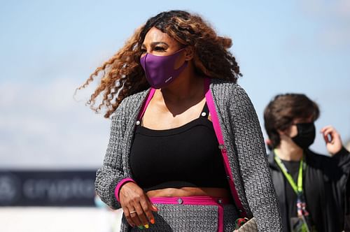 Serena Williams at the F1 Grand Prix of USA