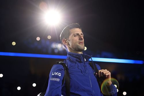 Novak Djokovic at the 2021 ATP Finals