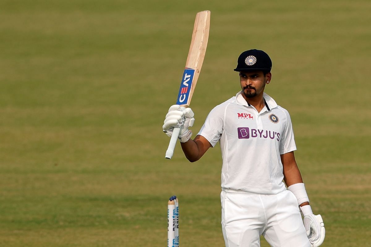 Shreyas Iyer earned the man of the match award in his debut Test match (Credit: BCCI)