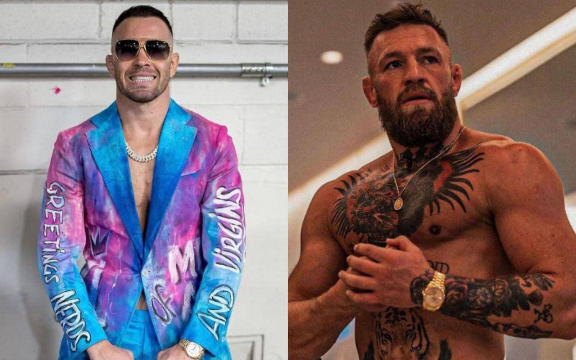 Colby Covington(Left), Conor McGregor(Right)[Credits: @colbycovmma, @thenotoriousmma, Instagram