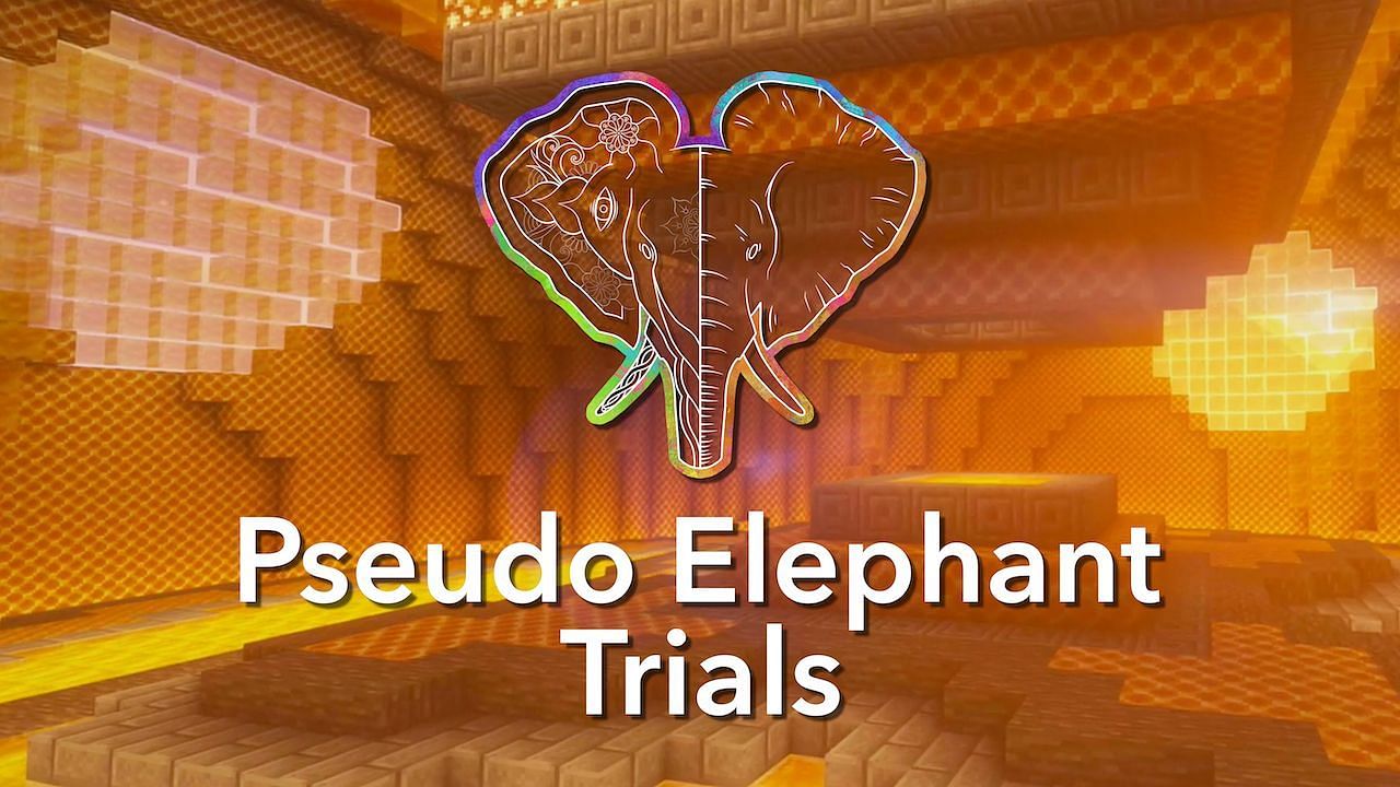 The Pseudo Elephant Trials map (Image via Minecraft)