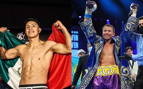 Jaime Munguia (left) and Gennady Golovkin (right) [Image Courtesy: @jaimemunguiaofficial and @gggboxing on Instagram]