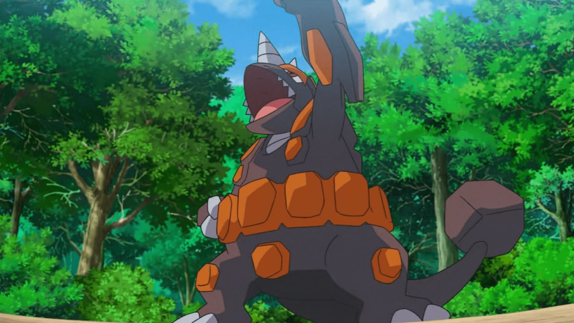 Rhyperior as it appears in the anime (Image via The Pokemon Company)