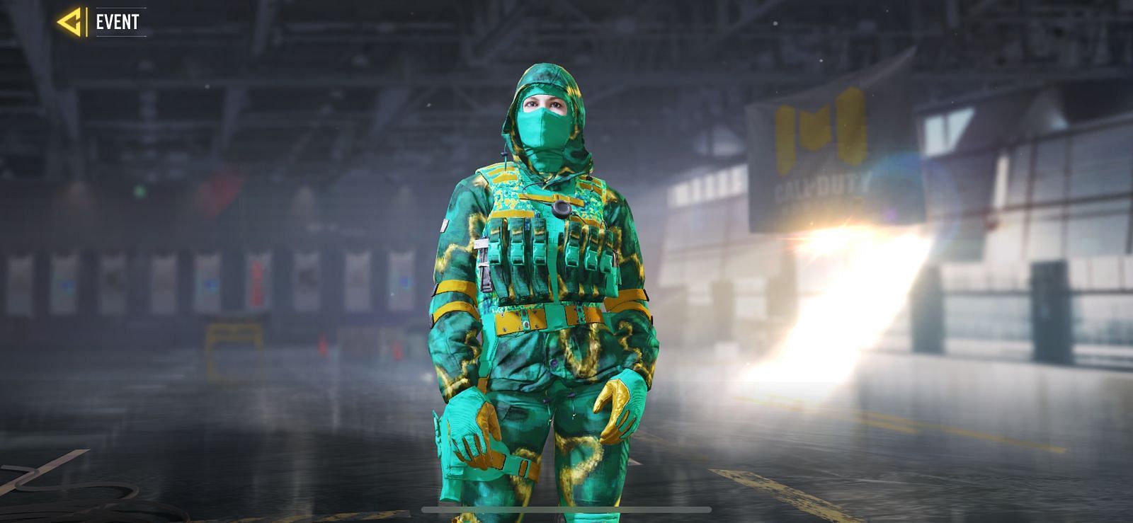 Complete all the challenges to unlock the Charly-Green Marble skin for free in Season 10 (Image via COD Mobile)