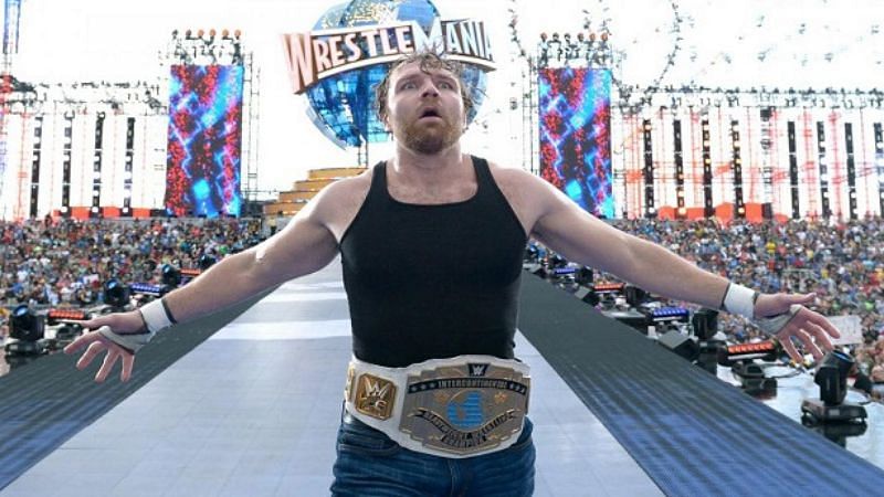 Jon Moxley (Dean Ambrose) making his WrestleMania 33 entrance