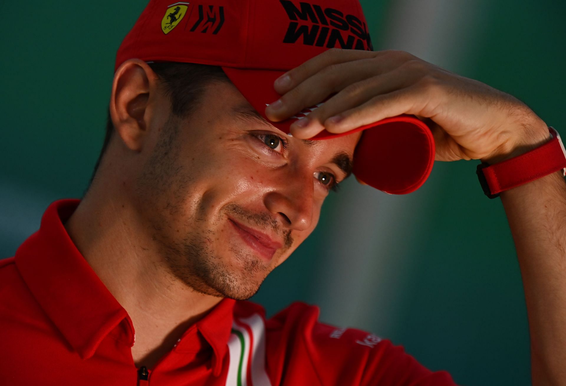 Charles Leclerc in the Qatar GP paddock. (Photo by Clive Mason/Getty Images)