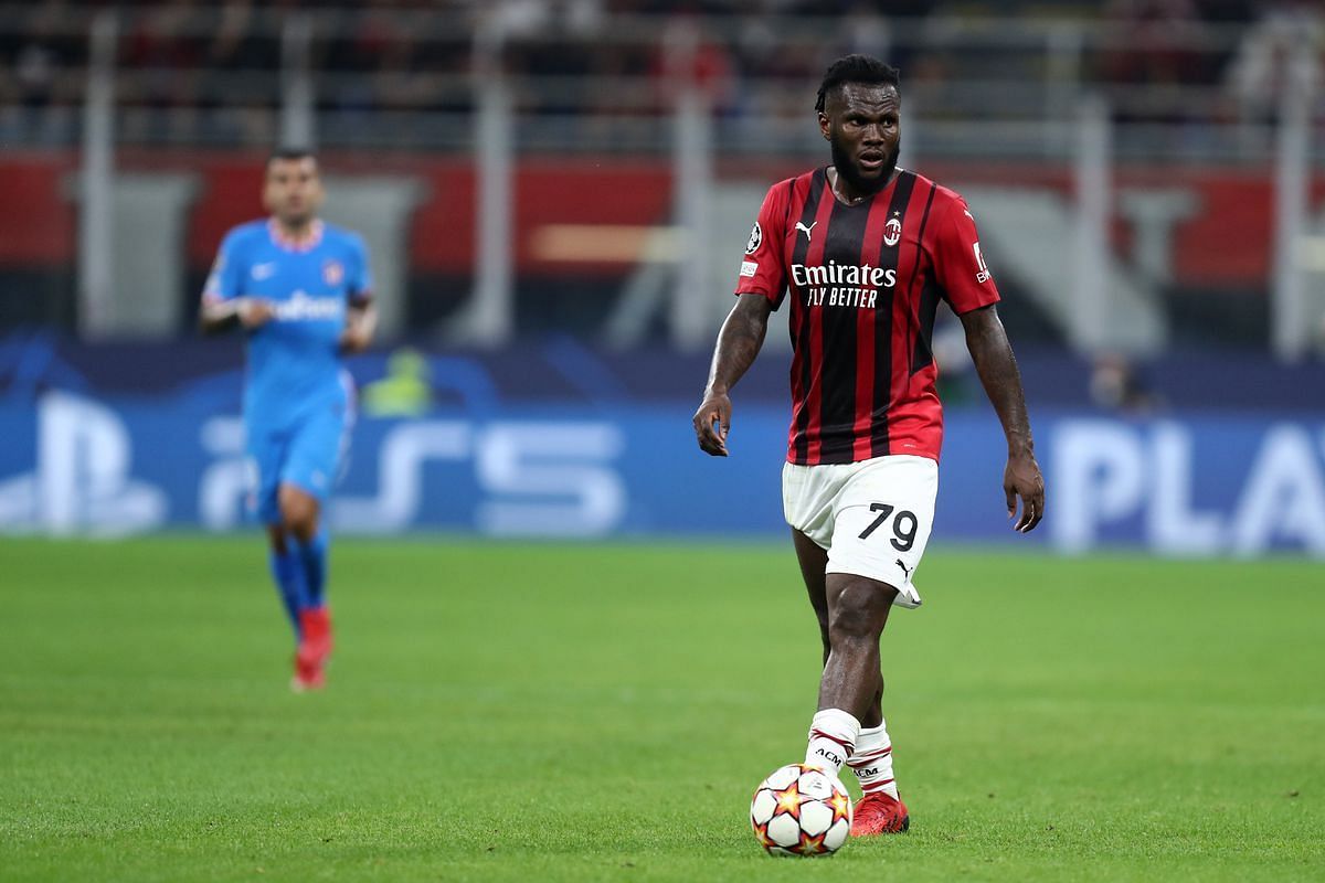 Franck Kessie was sent off in the earlier meeting against Atletico Madrid.