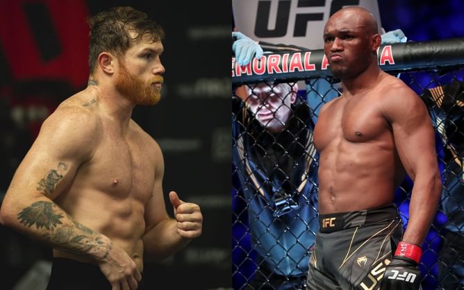 "He wouldn't dare come in here" - Kamaru Usman on Canelo Alvarez potentially challenging him to an MMA fight