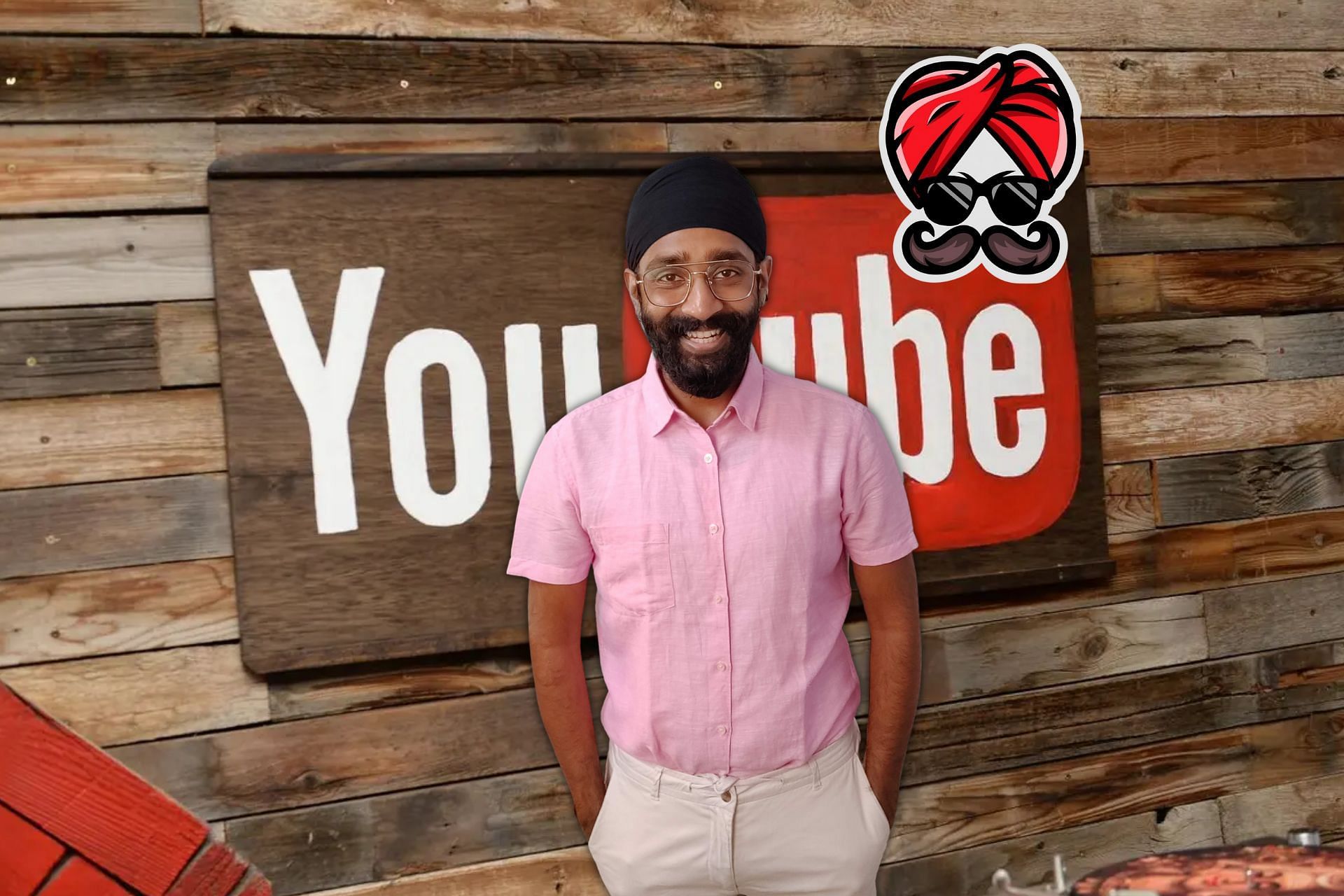 Sikhwarrior is a popular YouTuber whose channel revolves around gaming (Image via Sportskeeda)