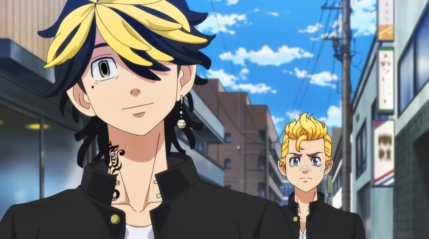 Kazutora (left) and Takemichi (right) as seen in the Tokyo Revengers anime Season 1. (Image via LIDENFILMS)