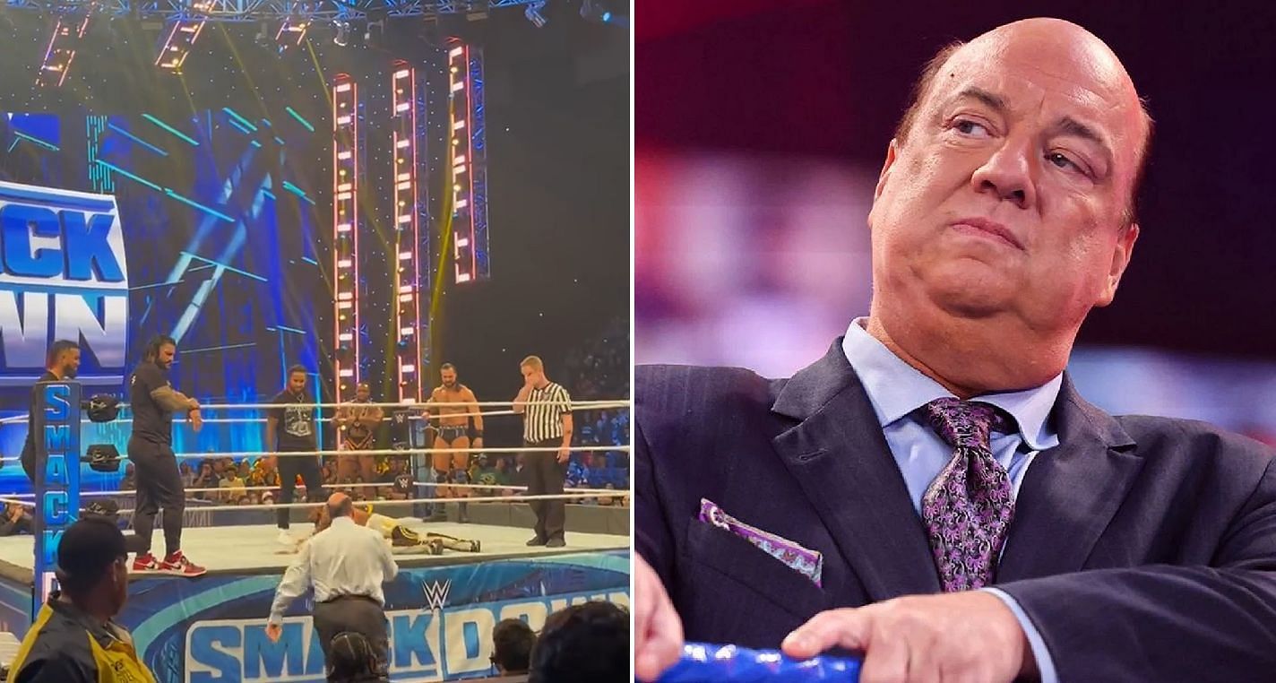Paul Heyman gave a mouthful to Xavier Woods during the SmackDown dark match