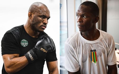 Kamaru Usman (left) and Israel Adesanya (right) [Image courtesy: @usman84kg and @ stylebender]