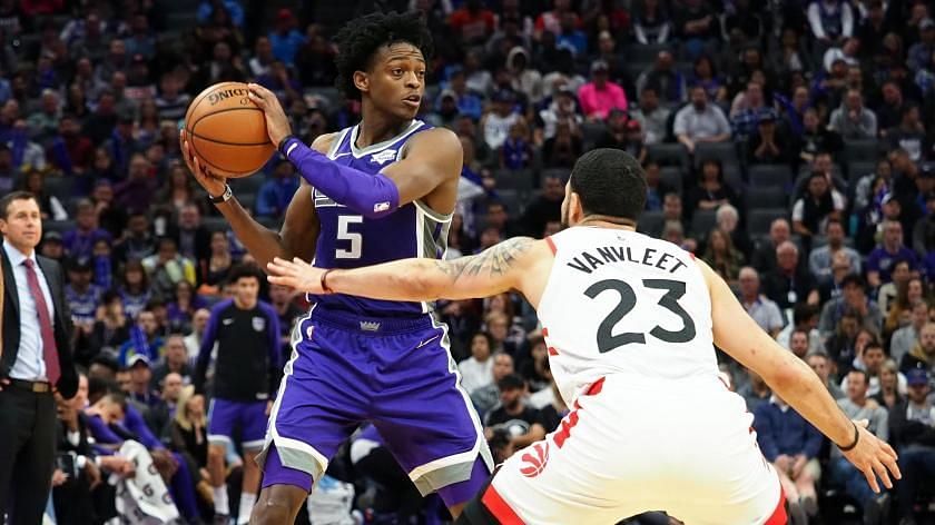 De&#039;Aaron Fox and the Sacramento Kings will host Fred VanVleet and the Toronto Warriors on Friday [Photo: NBC Sports]