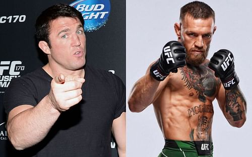 Chael Sonnen (left), Conor McGregor (right) [Credits: @thenotoriousmma via Twitter]