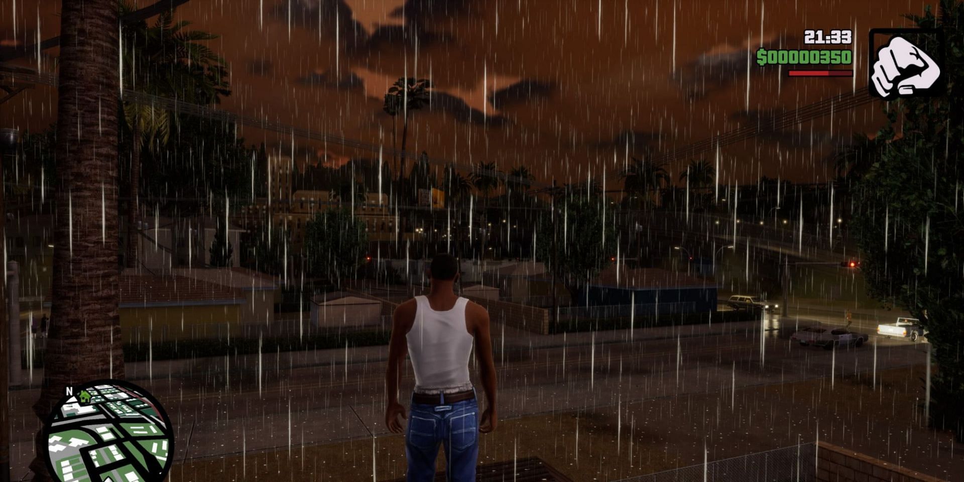 Even minor changes, such as the game&#039;s rain, aren&#039;t well-received (Image via Rockstar Games)