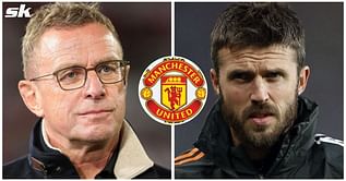 "Speculation and reports are speculation and reports" - Michael Carrick reacts to talk of Ralf Rangnick becoming interim Manchester United manager