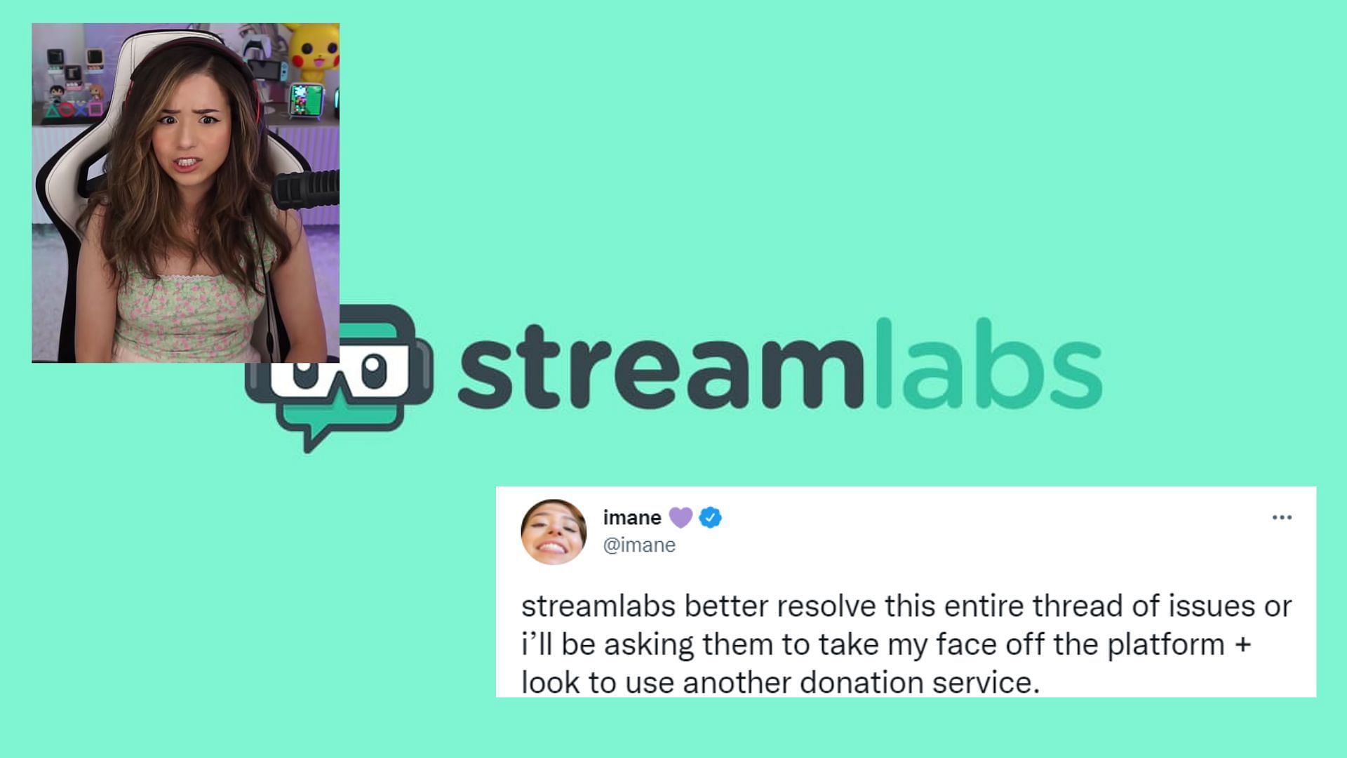 Pokimane states she will sever ties with Streamlabs unless plagiarism issues are fixed (Image via Sportskeeda)