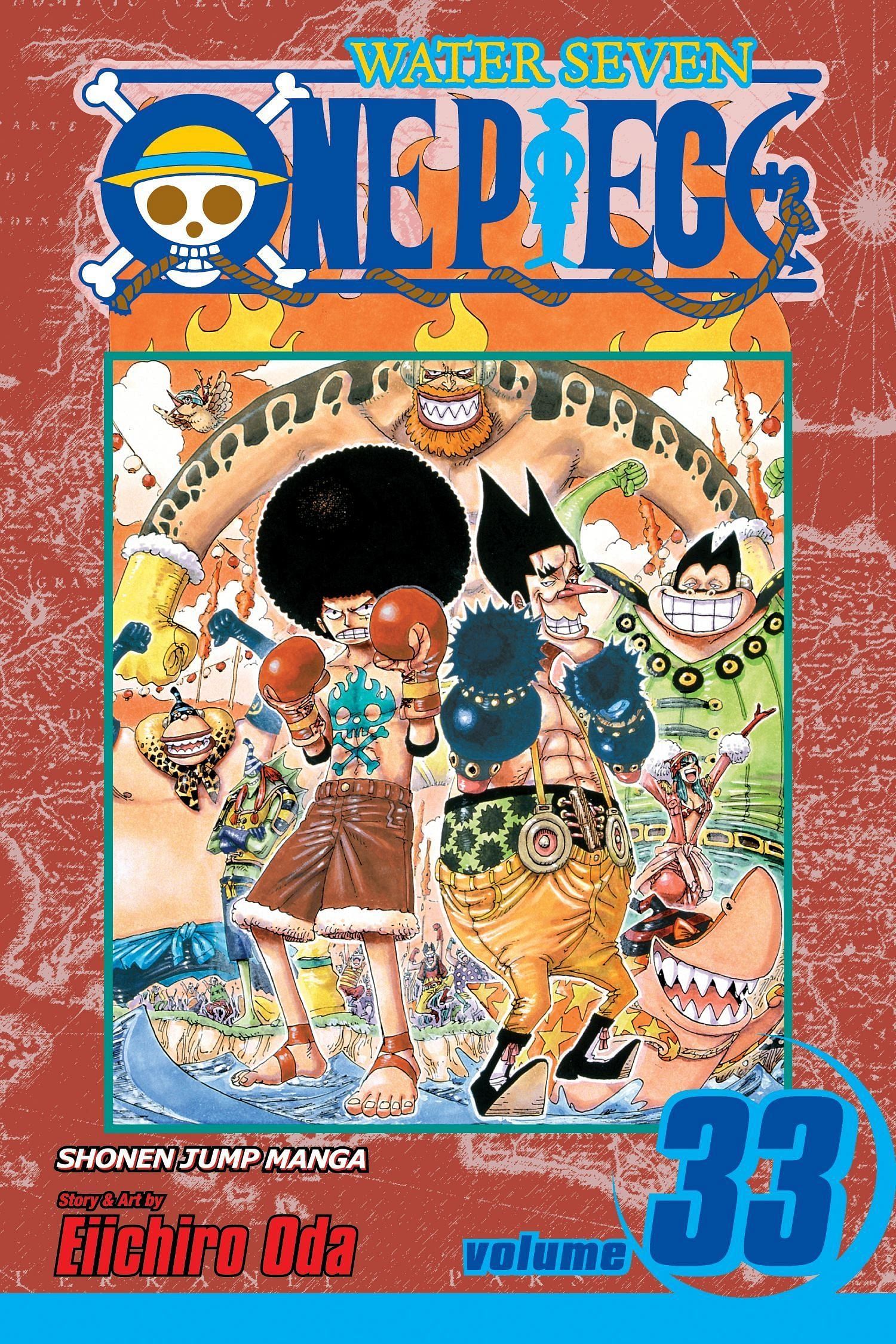 The cover art for One Piece Volume 33 (Image via Shueisha)