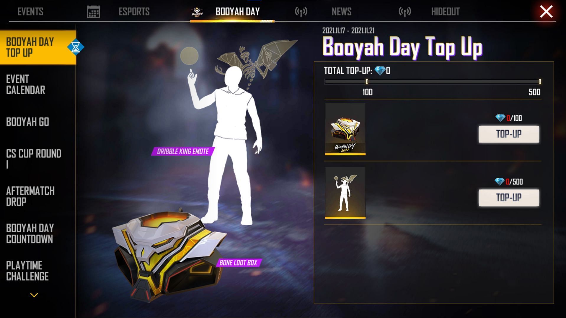 Booyah Day Top Up (Image via Free Fire)