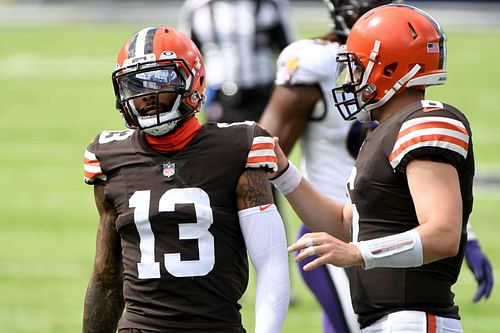 Cleveland Browns Baker Mayfield and Odell Beckham Jr.