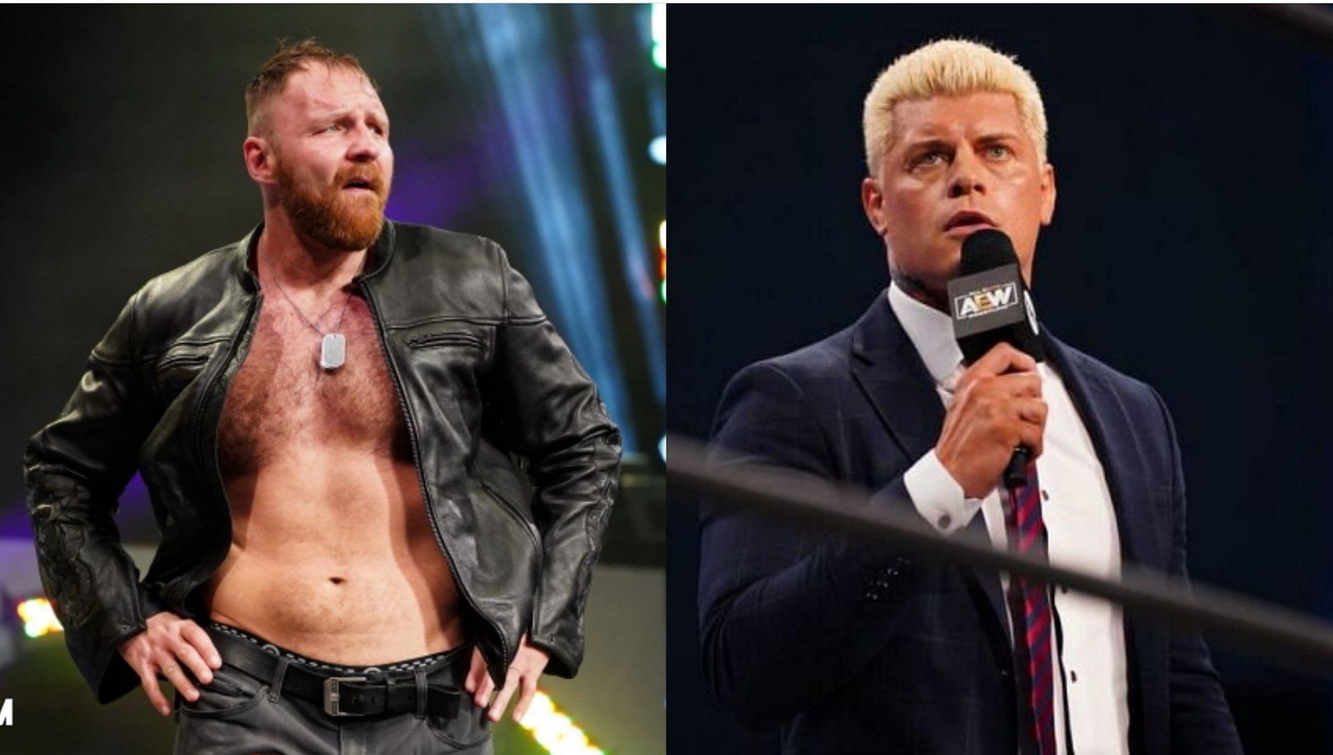 Jon Moxley (left) and Cody Rhodes (right)