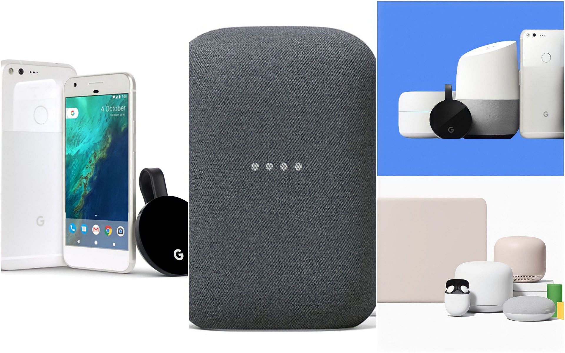 Various products offered by Google (Image via Google)