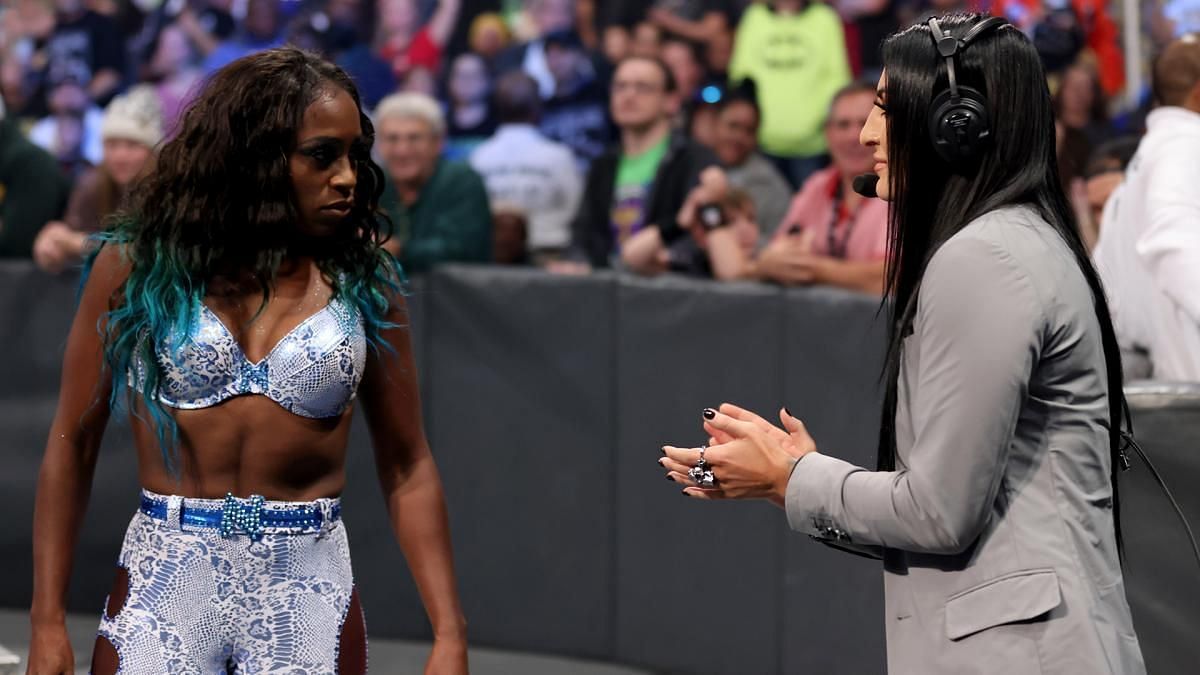 Naomi had a staredown with Sonya Deville this week on SmackDown