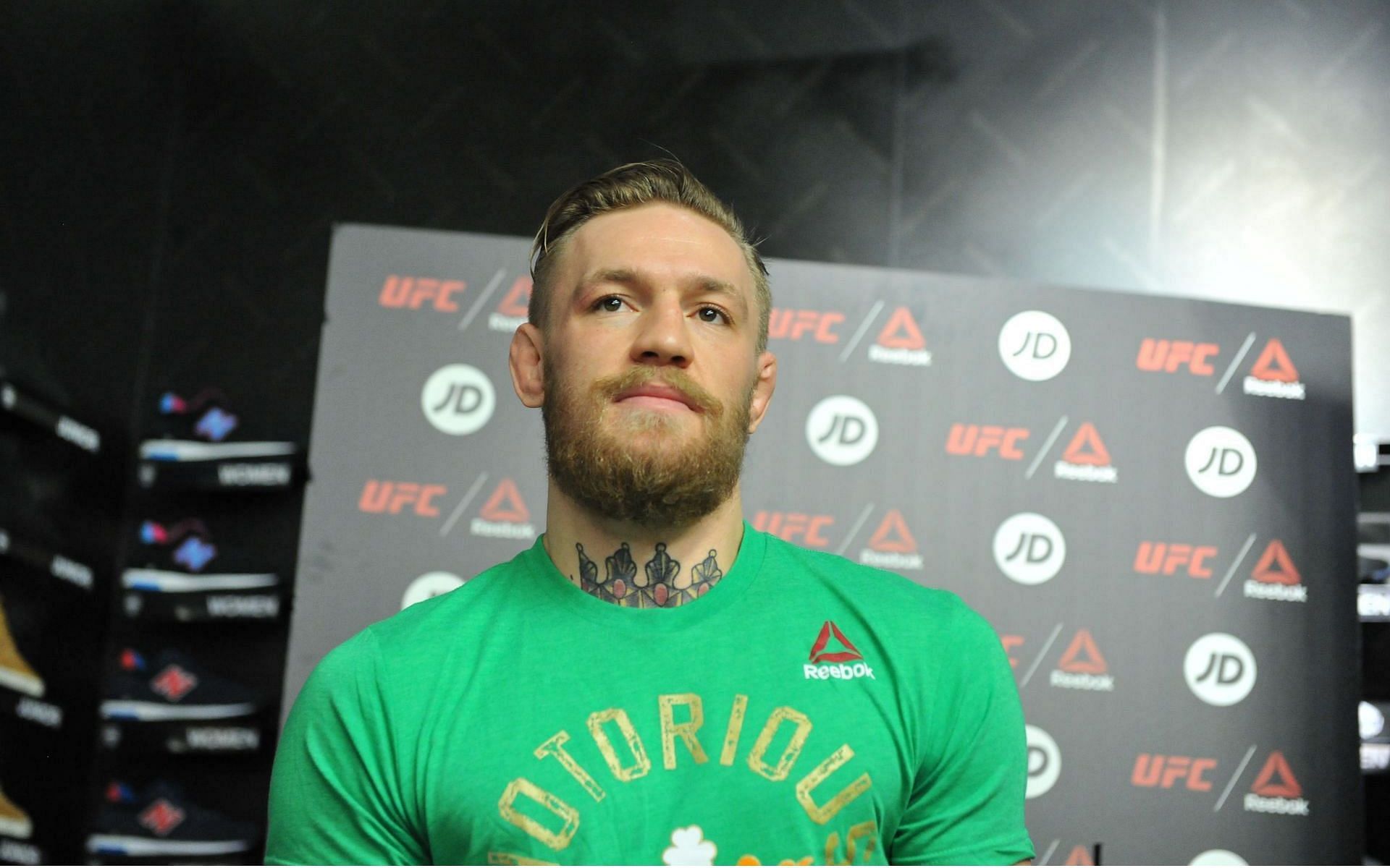 Watch: Conor McGregor reacts to the news that Jose Aldo is out of their UFC 189 showdown back in 2015