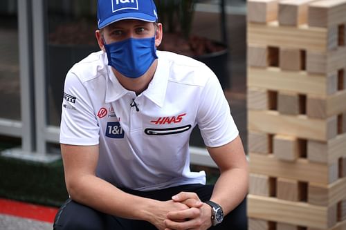 Mick Schumacher in the Paddock during the 2021 USGP weekend in Austin, Texas. (Photo by Chris Graythen/Getty Images)