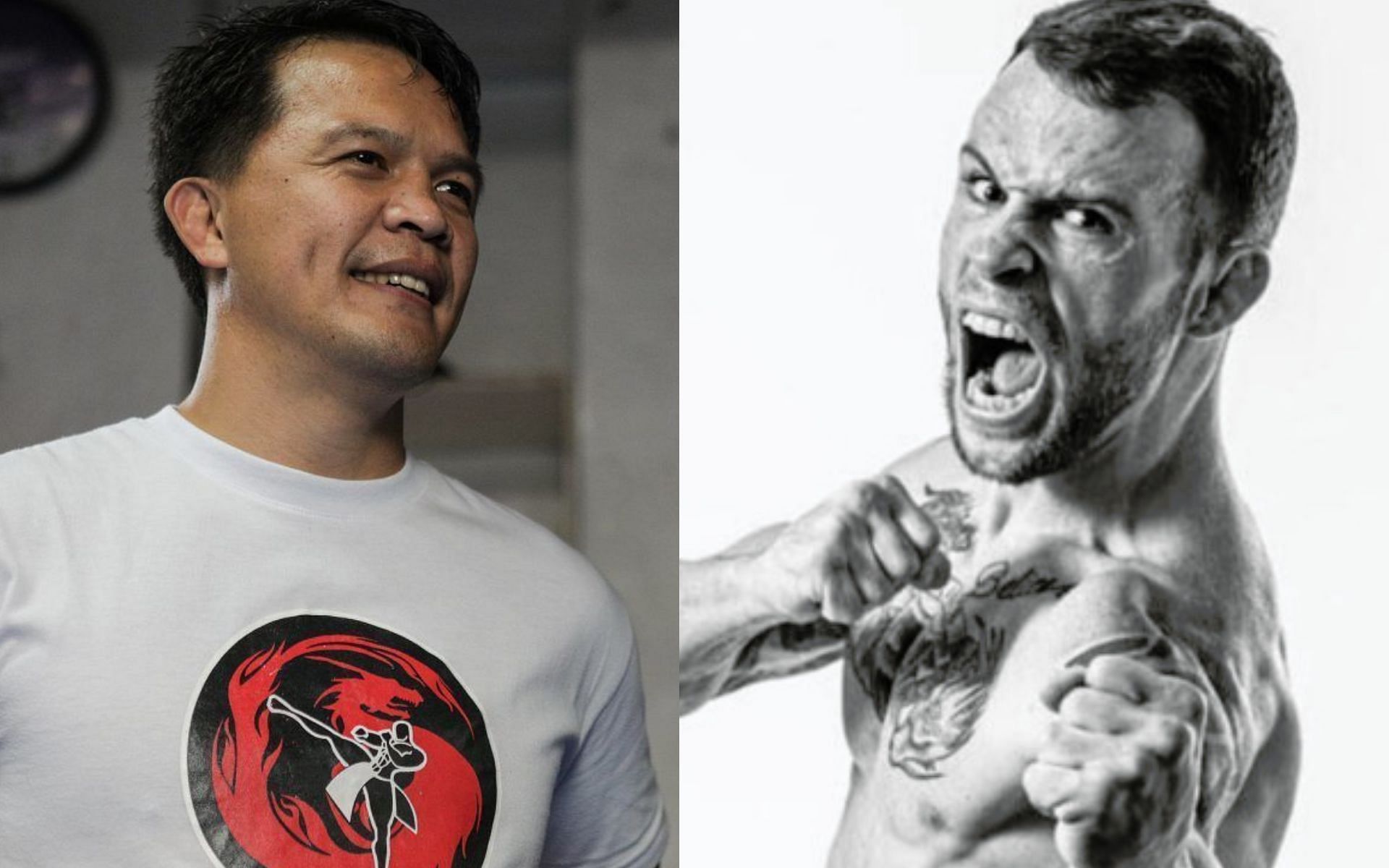 Team Lakay&#039;s Coach Mark Sangiao quickly brushes off Jarred Brooks&#039; trash talk to his fighters