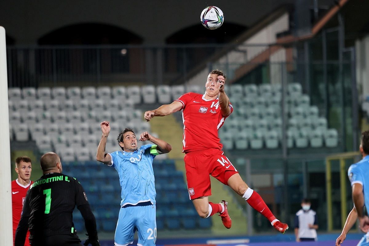 Four of Buksa&#039;s five goals for Poland have come against San Marino