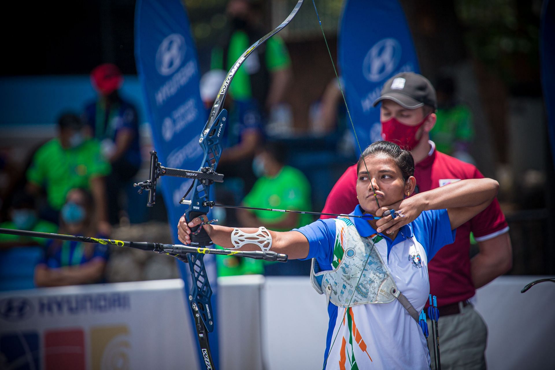 India&#039;s Ankita Bhakat at the Archery World Cup 2021. (PC: Getty Images)