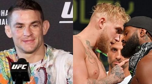 Dustin Poirier says the matchup between Tyron Woodley and Jake Paul wasn't fixed