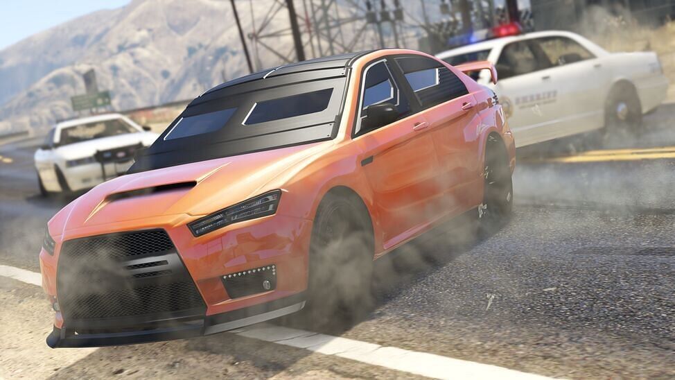 The perfect getaway vehicle (Image via Rockstar Games)