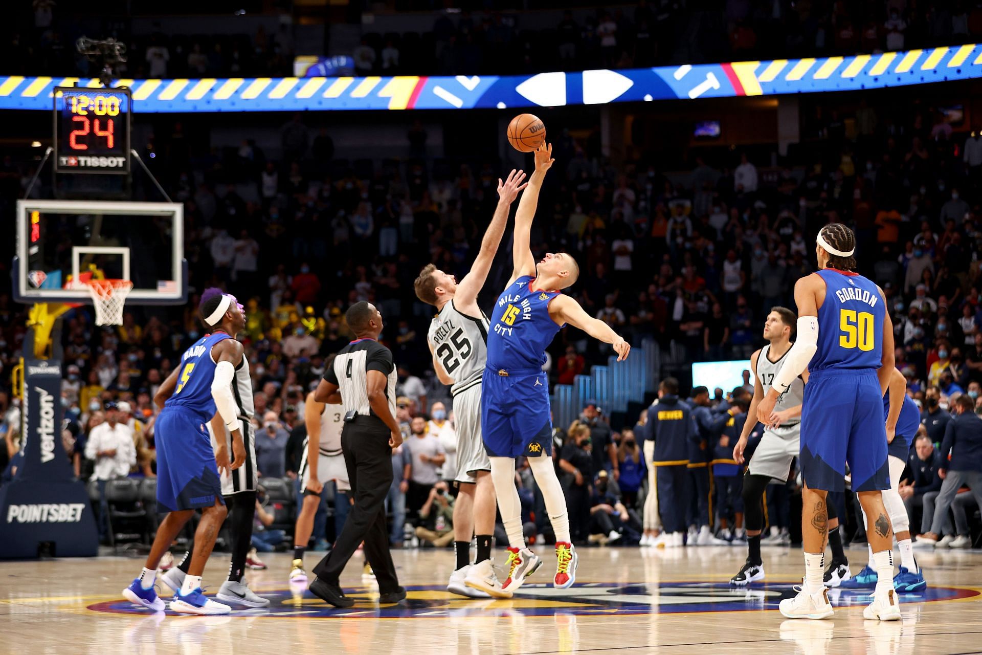 San Antonio Spurs v Denver Nuggets