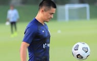 Indian Football Team skipper Sunil Chhetri. (Image Courtesy: AIFF)