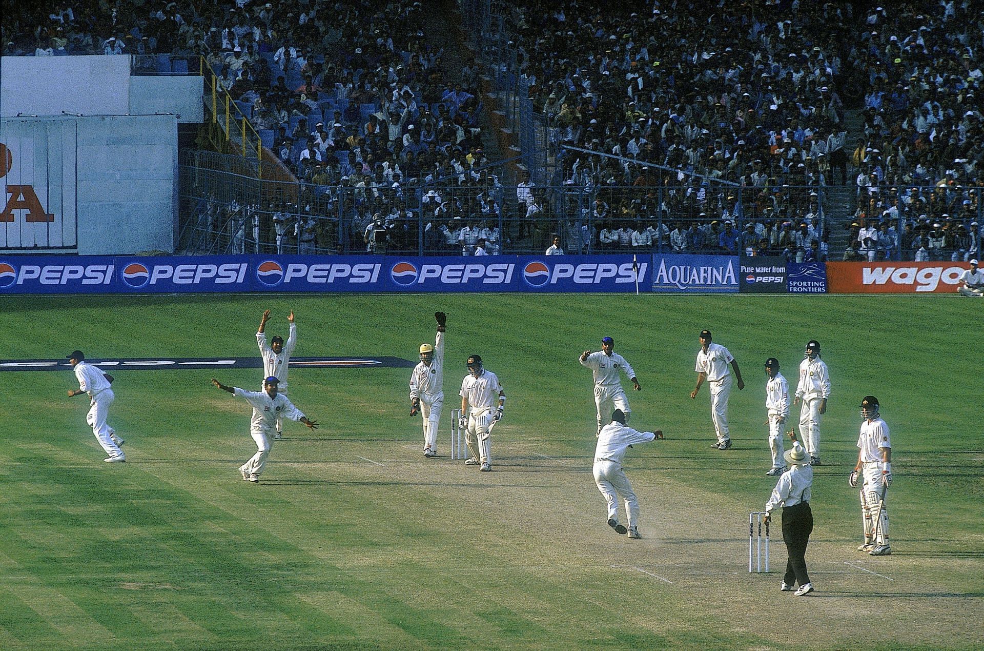 India Australia Test at Kolkata in 2001
