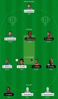 SL vs WI Dream11 Fantasy Tip #2