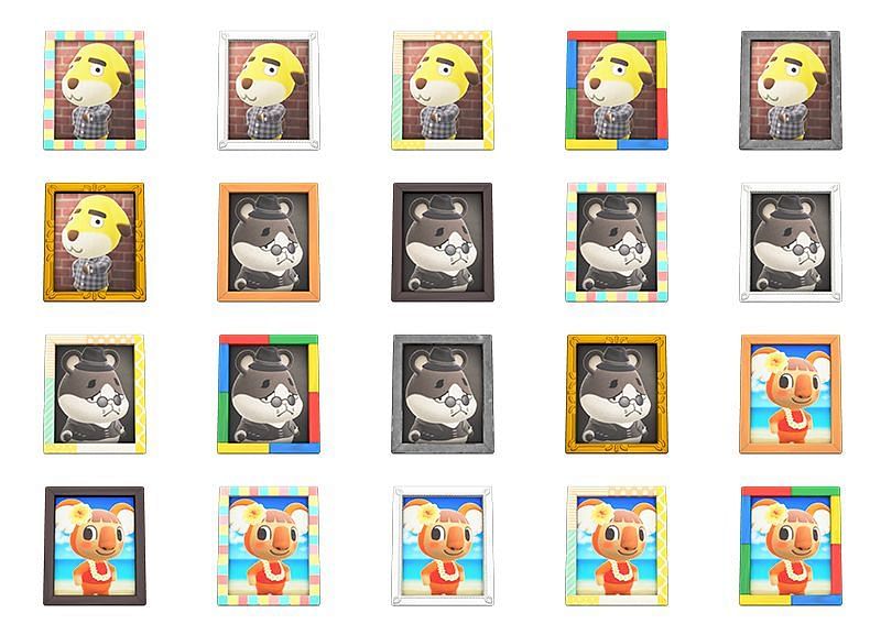 New frames discovered (Image via Animal Crossing world)